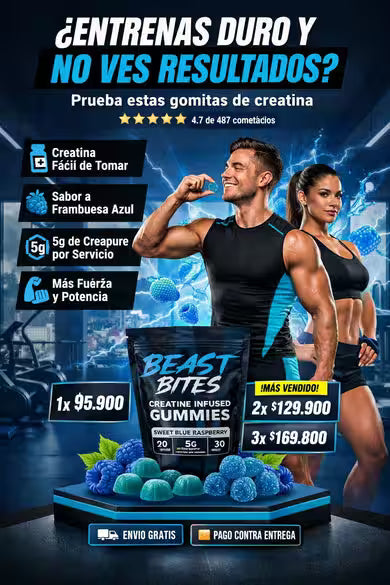 🔥 BEAST BITES – Energía y Rendimiento al Máximo