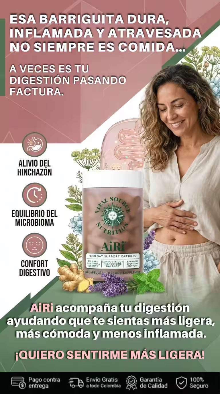 Airi™ Vientre Liviano y Bienestar Digestivo
