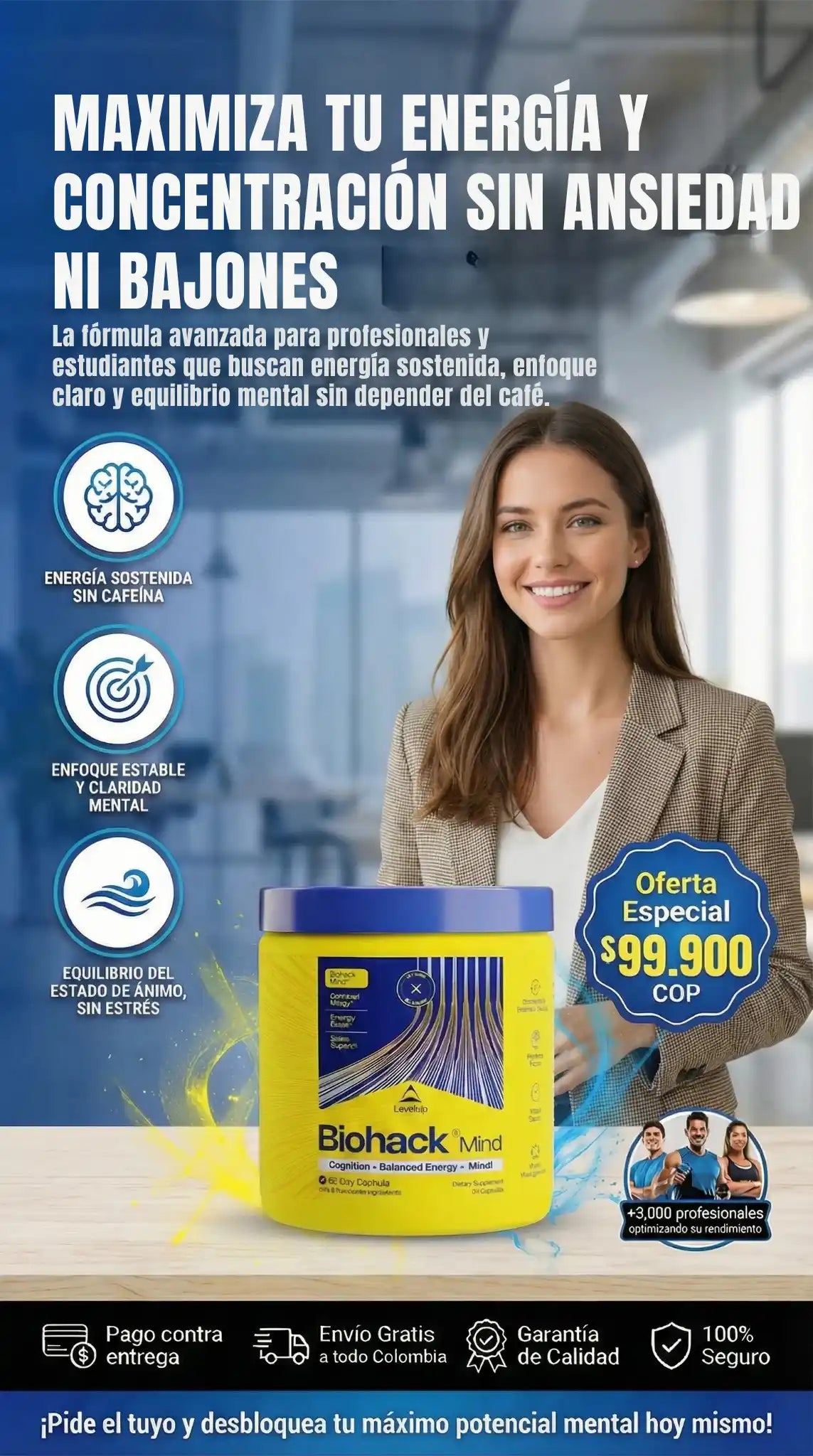 Bio Hack+ Enfoque mental + Rendimiento.