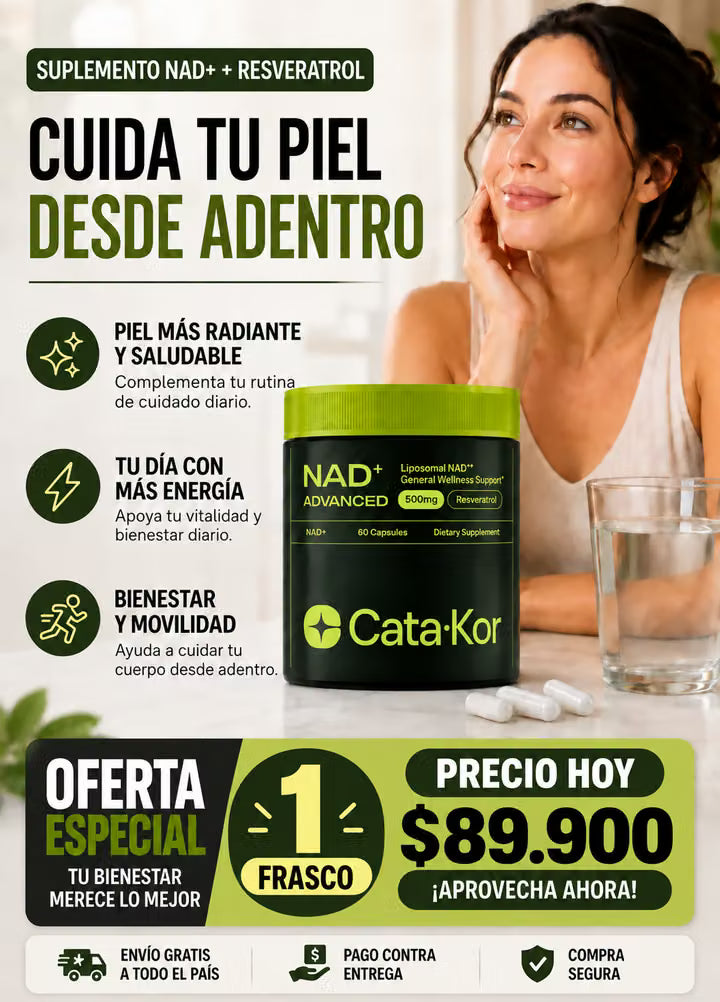NAD+ Advanced: energía, piel y rejuvenecimiento