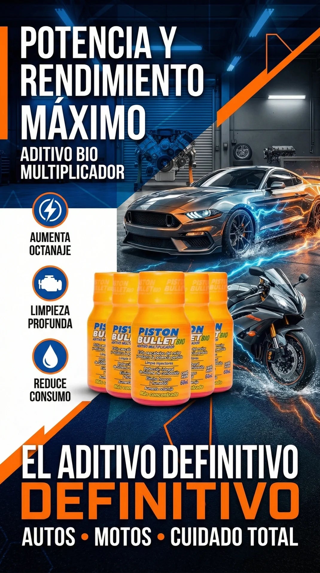 3X1 Piston Bullet - SUPER PROMO
