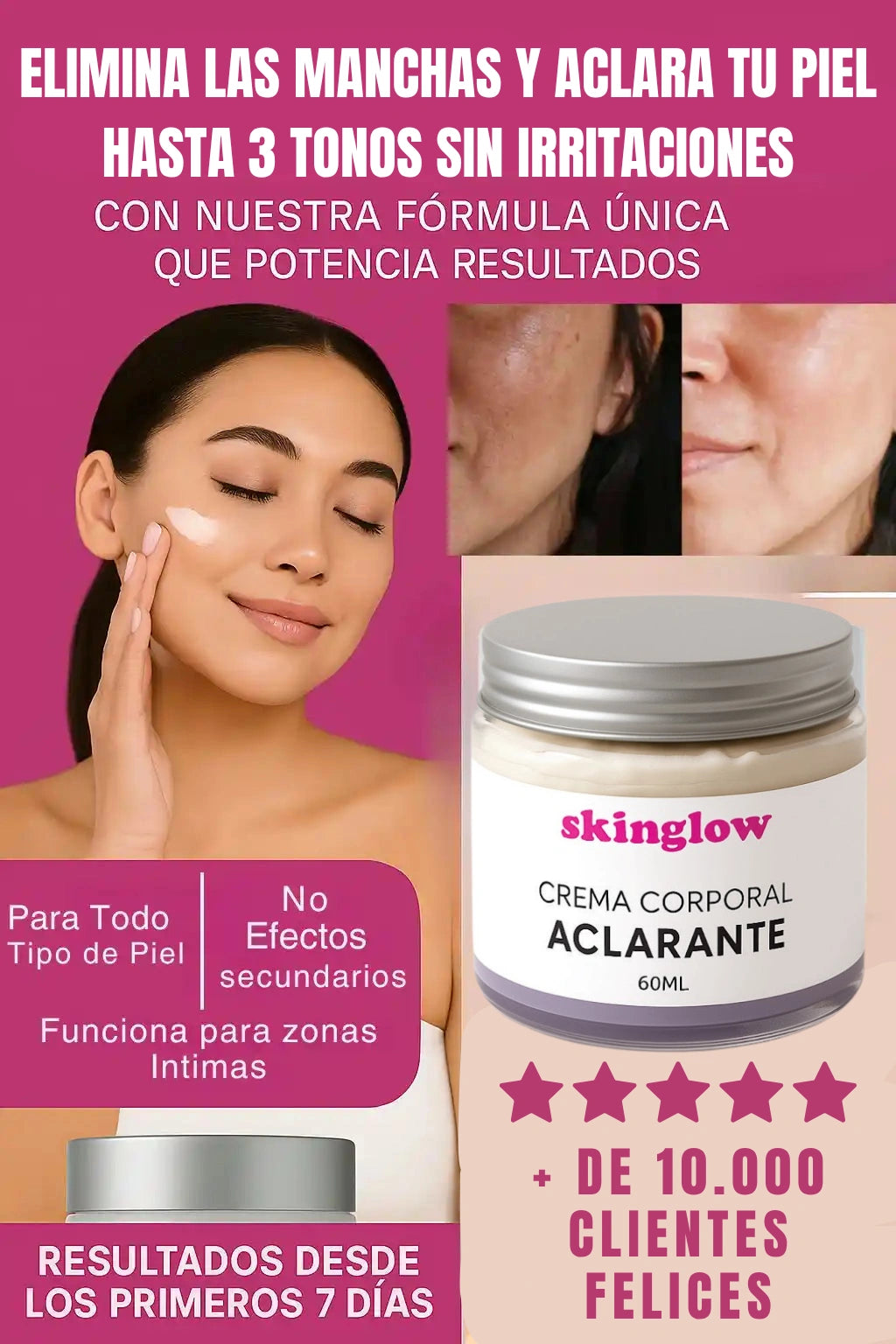 Crema Aclarante 60ML-skinglow