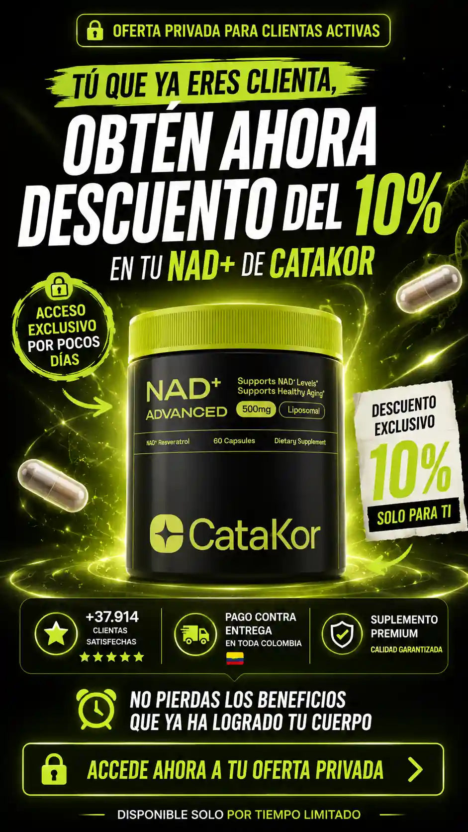 Queremos premiar tu fidelidad, lleva tu Nad+ Advanced con descuento adicional