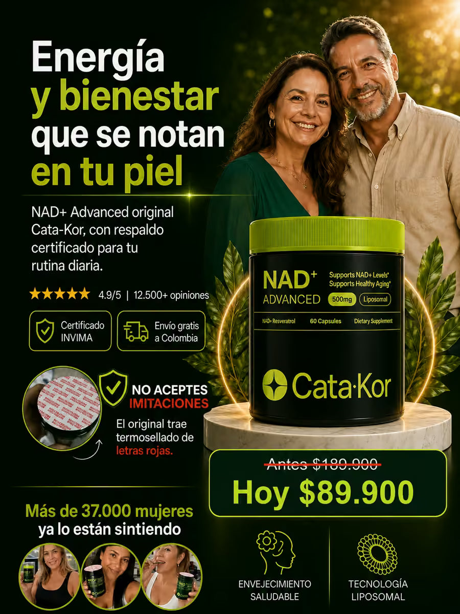 NAD+ Advanced: energía, piel y rejuvenecimiento
