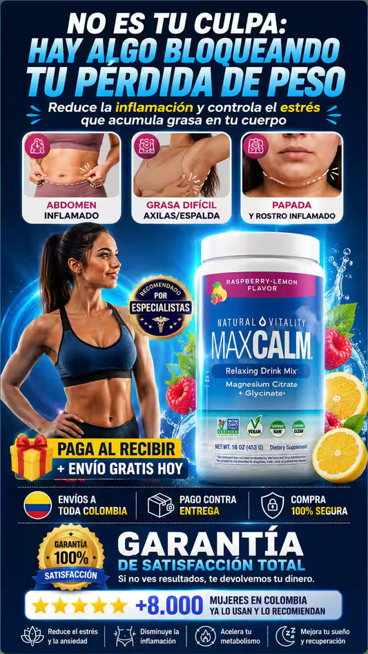 Max Calm - Cuerpo Ligero y Menos Inflamado
