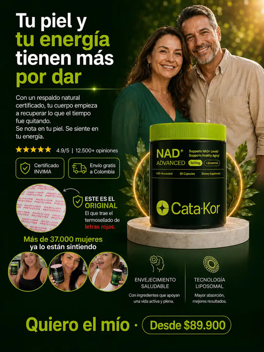 NAD+ Advanced de CataKor — Tu rostro, 10 años más joven